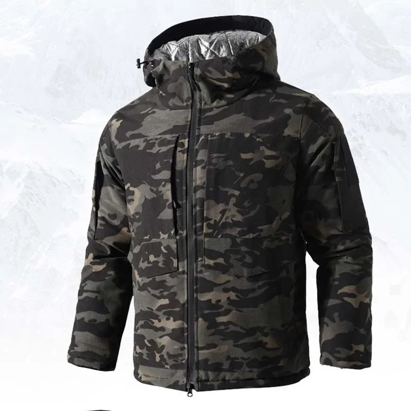 M65 Winter Parkas Men Tactical Jackets –30℃ Camo Heating Military Jacket Warm Hooded Hunting Coats Windbreaker Multicam Thermal