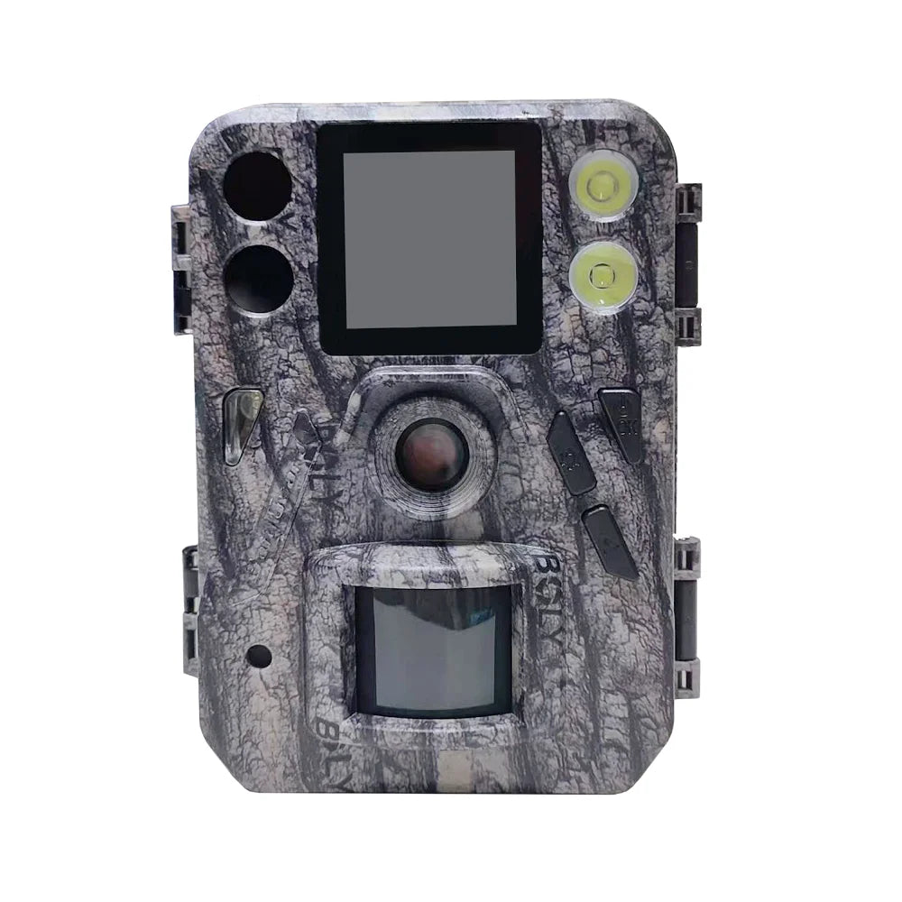 BolyGuard SG520-Plus Trail Camera-4K/48MP Night Vision Wildlife Hunting Game Camera with 940nm Black IR&White LED, Solar Ready